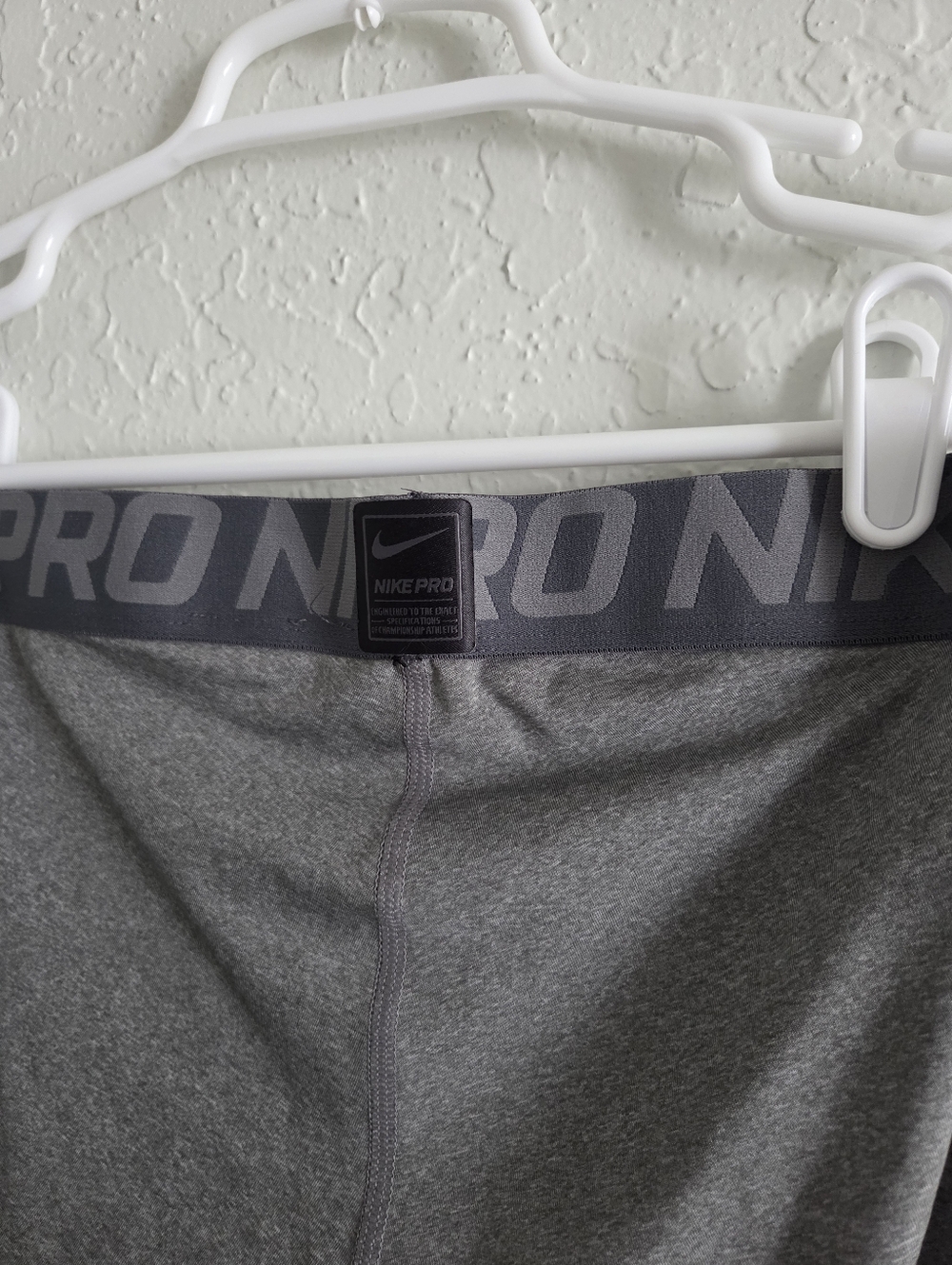 Nike Pro Dri Fit Compression Athletic 3/4 Tights Pants Leggings - Picture 6 of 7